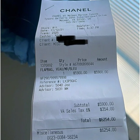 Authentic Chanel Limited Edition light Blue Calfskin Medium Boy Bag Flap. 💃🏽💯 - Picture 13 of 13